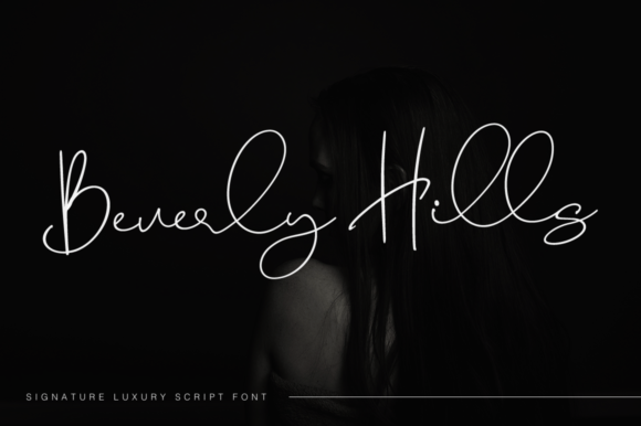 Beverly Hills: A Modern Script Font for Editorial Design