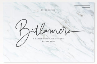 Bitlamero Script: A Typeface for Elegant Branding
