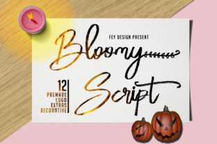 Bloomy Script: A Handwritten Typeface for Editorial Design