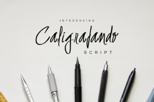 Caligrafando Script: A Modern Typeface for Digital Design