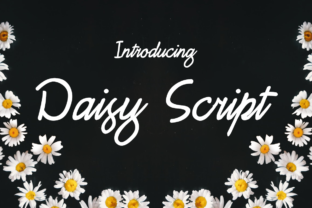 Daisy Script Font for Crafters and Sellers