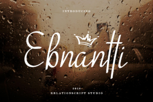 Ebnantti Script: A Hand-Drawn Typeface for Modern Brands