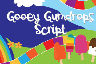 Gooey Gumdrops Script: A Playful Typeface for Branding