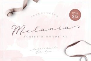 Melania Script: A Handwritten Font for Crafters