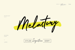 Melastory Script: The Typeface for Bold Campaigns