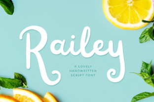 Railey Script: The Handwritten Font for Modern Brands