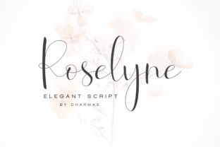 Roselyne Script: The Perfect Handwritten Font for Crafters