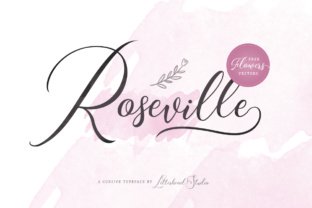 Roseville Script: A Luxury Font for Makers