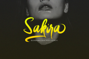 Sakira Script Font Review for Modern Branding
