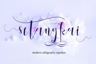 Setangkai Script: A Modern Typeface for Editorial Design