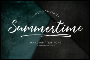 Summertime Script Font for Web Design