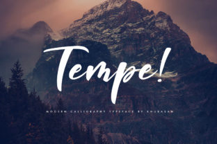 Tempe Script: A Bold Typeface for Makers