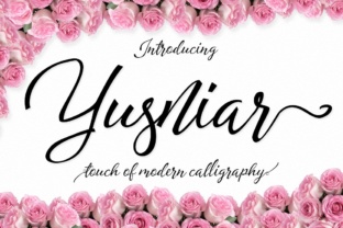 Yusniar Script Font for Professional Branding